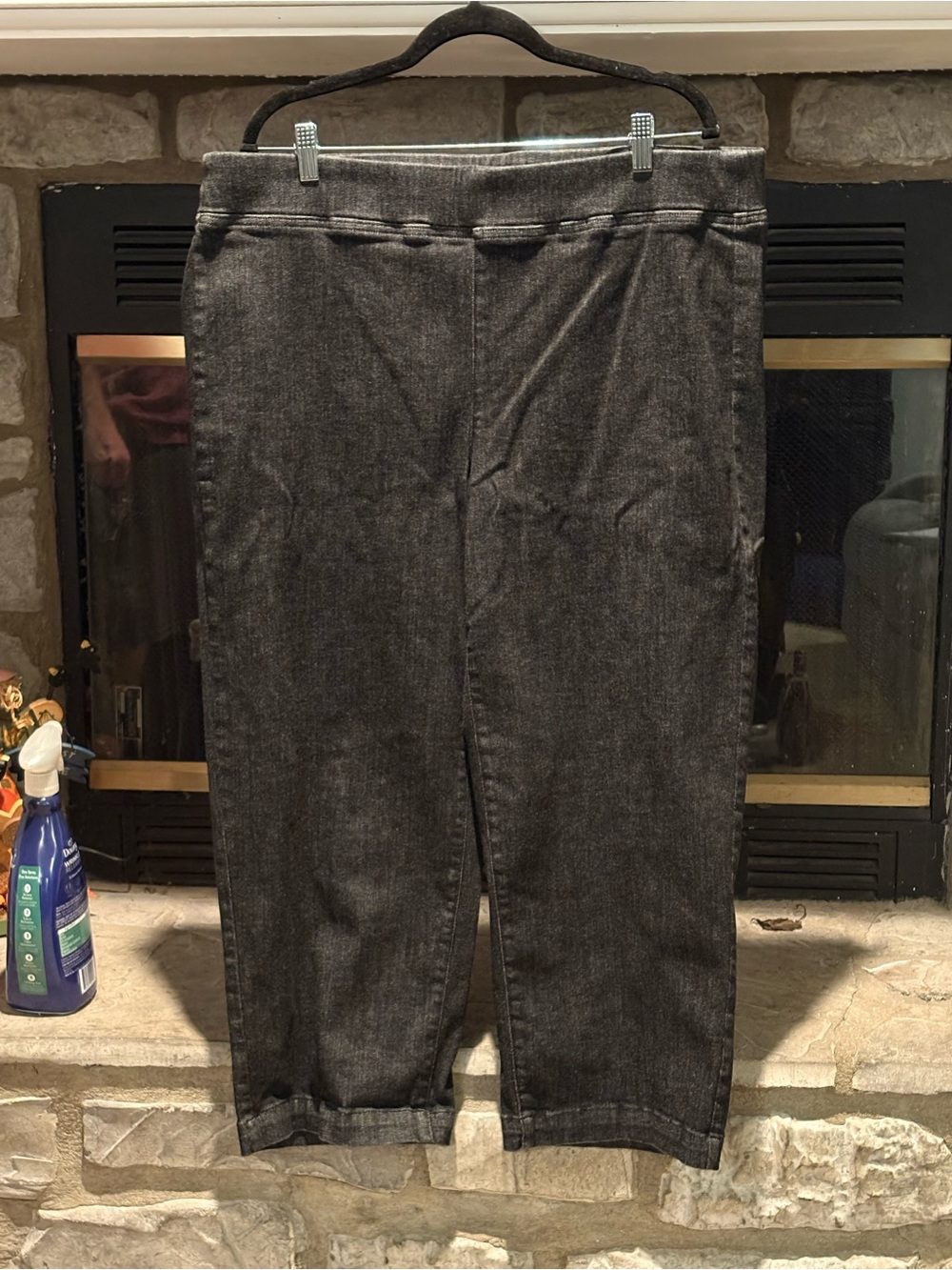 Talbots Dark Charcoal Cropped Jeans - Ankle Length